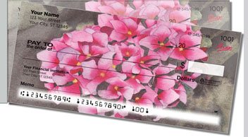 Floral Series 5 Side Tear Personalized Checks