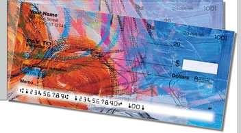 Dina Wakley Scribble Side Tear Personalized Checks