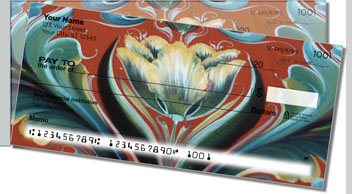 Rosemaling 1 Side Tear Personalized Checks