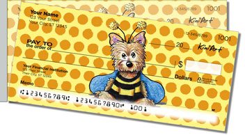 Bee Series Side Tear Personalized Checks