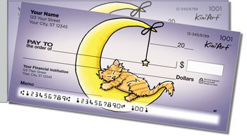 Cat Series 1 Side Tear Personalized Checks