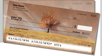 Beekman Trees Side Tear Personalized Checks