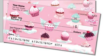 Cupcake Heaven Side Tear Personalized Checks