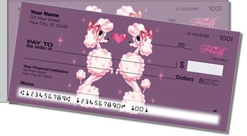 Pixie Poodle Side Tear Personalized Checks
