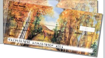Fall Landscape Side Tear Checks
