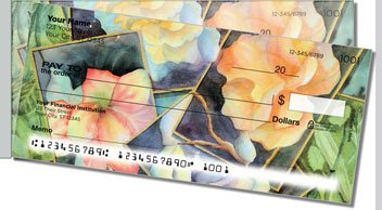 Debbie Lewis Flower Set Side Tear Personalized Checks