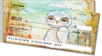 Whimsical Critter Side Tear Personalized Checks