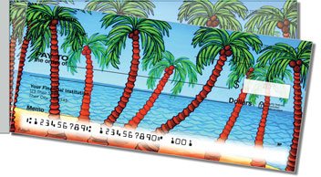 At the Beach 2 Side Tear Personalized Checks