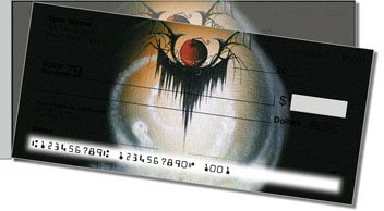 Scary Scarecrow Side Tear Personalized Checks