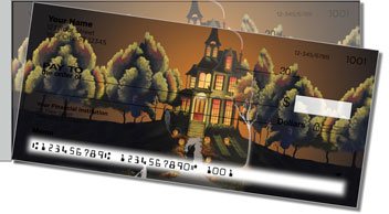 Halloween Art Side Tear Personalized Checks