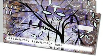 Magical Bird Side Tear Personalized Checks