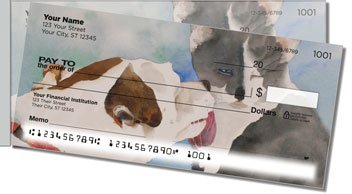 Dog and Cat Painting Side Tear Checks
