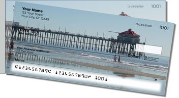 Beach Art Side Tear Personalized Checks