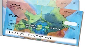 The Way to Happiness 2 Side Tear Personalized Checks