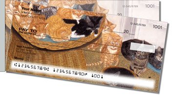 World of Cats 1 Side Tear Personalized Checks