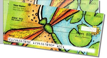 Dragonfly Art Side Tear Checks