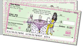 Dessert Lover Side Tear Personalized Checks