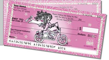 Shopping Lover Side Tear Personalized Checks
