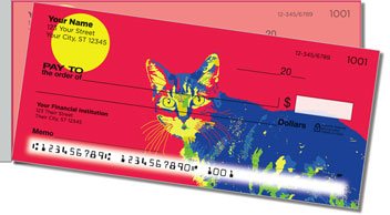 Meowza Side Tear Personalized Checks