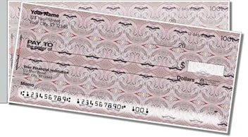 Purple Pattern Side Tear Checks