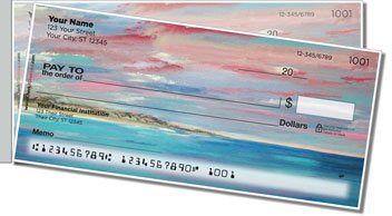 Vacation Abstract Side Tear Checks