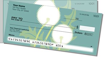 Moon Garden Side Tear Personalized Checks