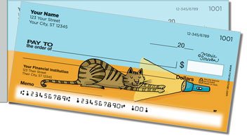 Scrivan Cats Side Tear Personalized Checks