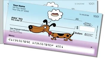 Scrivan Dogs Side Tear Personalized Checks