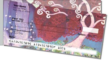 Jeweled Tree Side Tear Personalized Checks