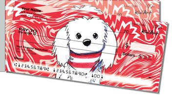 Maltese Series 2 Side Tear Personalized Checks