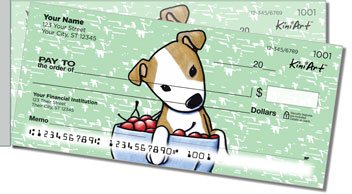 Pit Bull Series Side Tear Personalized Checks