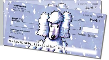 Poodle Series Side Tear Personalized Checks