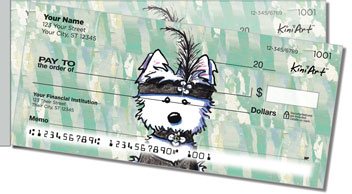 Westie Princess Side Tear Checks