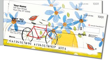 Birds of a Feather Side Tear Personalized Checks