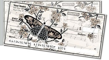 Eldridge Butterfly Side Tear Personalized Checks