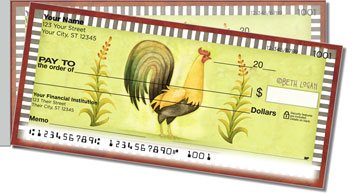 Country Rooster Side Tear Checks