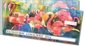 Kay Smith Flamingo Side Tear Checks