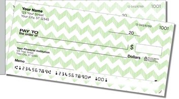 Sassy Chevron Side Tear Personalized Checks