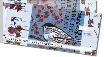 Bird Song Side Tear Personalized Checks