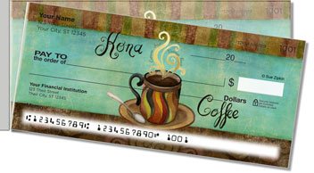 Zipkin Coffee Side Tear Personalized Checks