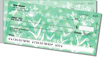 Believe Side Tear Personalized Checks