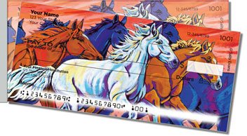 Evans Horse Side Tear Personalized Checks