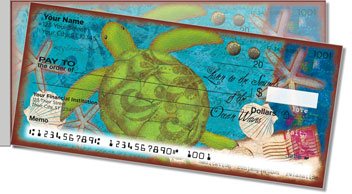 Hutto Sea Life Side Tear Personalized Checks