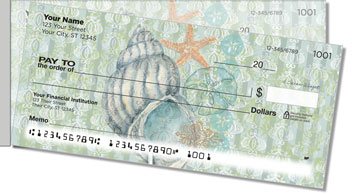 Boho Coastal Side Tear Personalized Checks