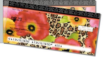Wild Girl Side Tear Personalized Checks