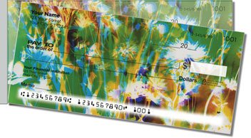 Bacca Floral Side Tear Personalized Checks