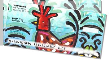 Womack Chicken Side Tear Personalized Checks