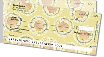 Sepia Butterflies Yellow Side Tear Checks