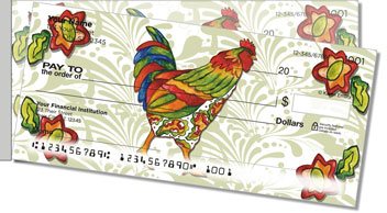 Embry Rooster Side Tear Personalized Checks