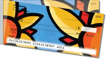 Floral and Fun Side Tear Personalized Checks